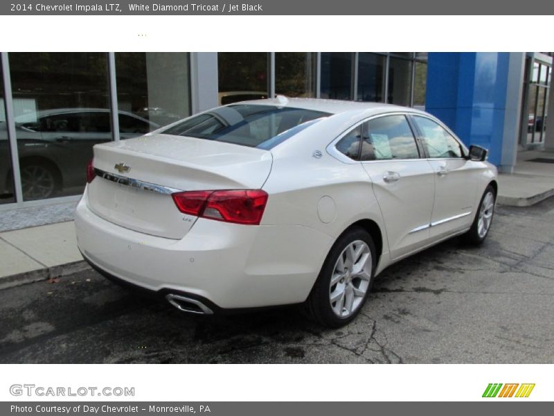 White Diamond Tricoat / Jet Black 2014 Chevrolet Impala LTZ