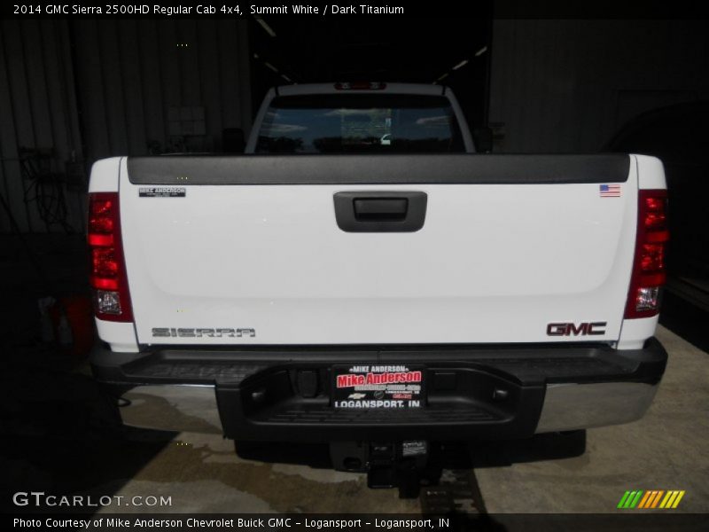 Summit White / Dark Titanium 2014 GMC Sierra 2500HD Regular Cab 4x4