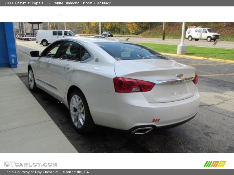 White Diamond Tricoat / Jet Black 2014 Chevrolet Impala LTZ