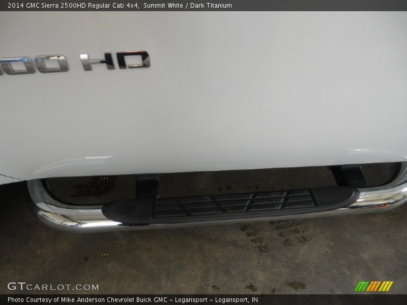 Summit White / Dark Titanium 2014 GMC Sierra 2500HD Regular Cab 4x4