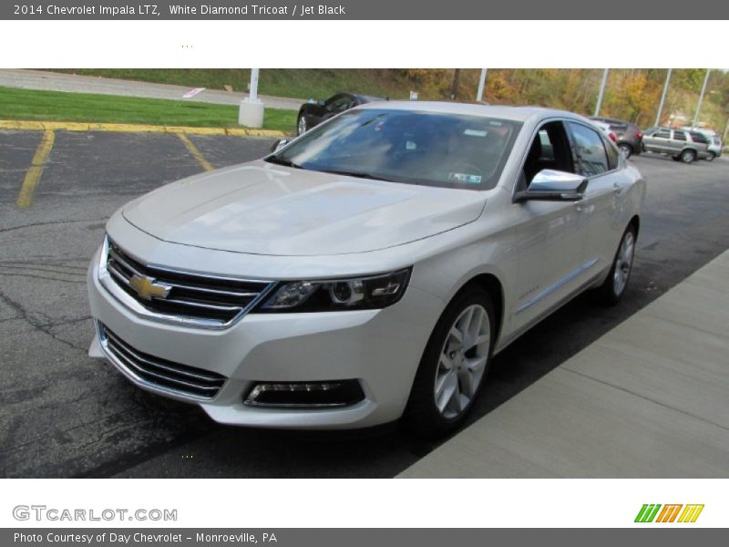 White Diamond Tricoat / Jet Black 2014 Chevrolet Impala LTZ