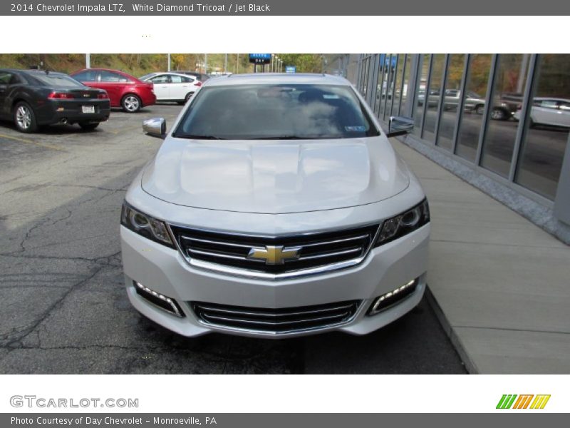 White Diamond Tricoat / Jet Black 2014 Chevrolet Impala LTZ