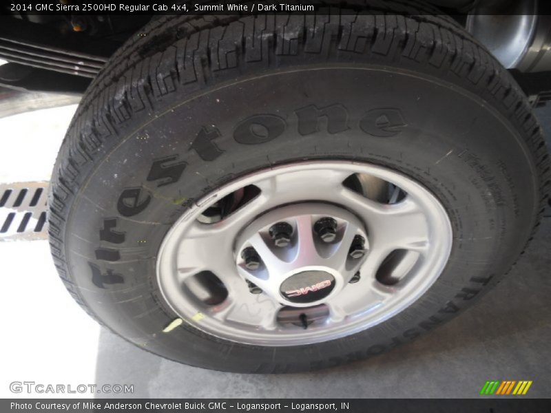 Summit White / Dark Titanium 2014 GMC Sierra 2500HD Regular Cab 4x4