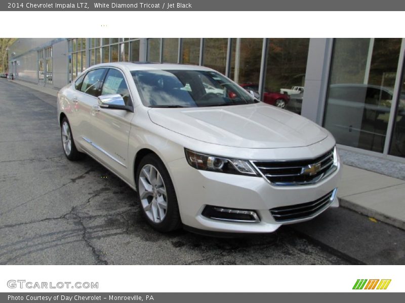 White Diamond Tricoat / Jet Black 2014 Chevrolet Impala LTZ