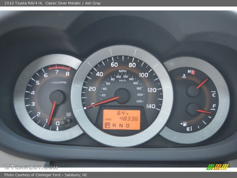 Classic Silver Metallic / Ash Gray 2010 Toyota RAV4 I4