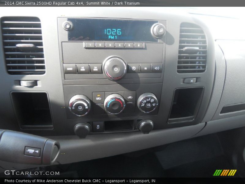 Summit White / Dark Titanium 2014 GMC Sierra 2500HD Regular Cab 4x4