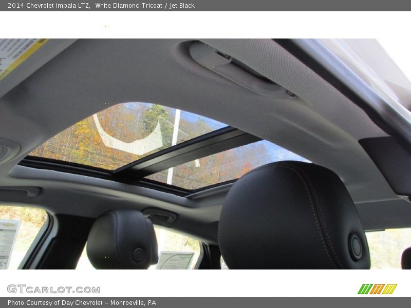 White Diamond Tricoat / Jet Black 2014 Chevrolet Impala LTZ