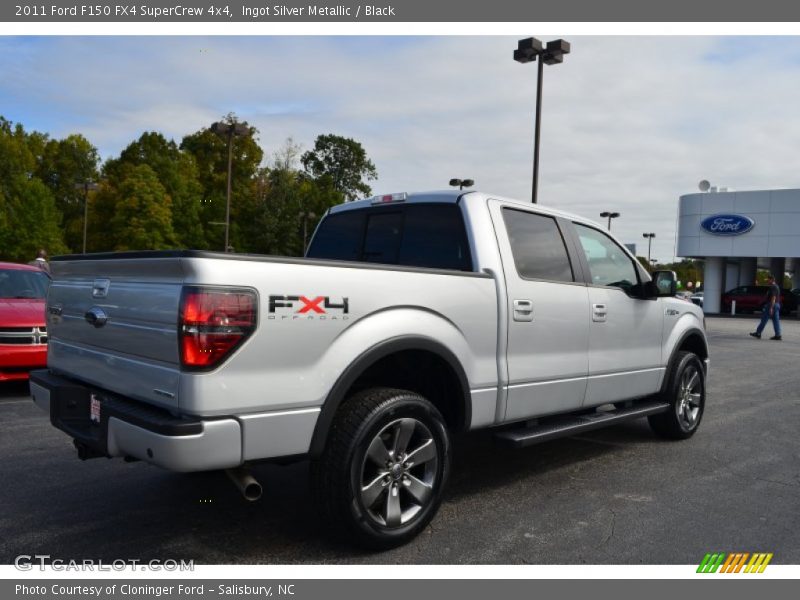 Ingot Silver Metallic / Black 2011 Ford F150 FX4 SuperCrew 4x4