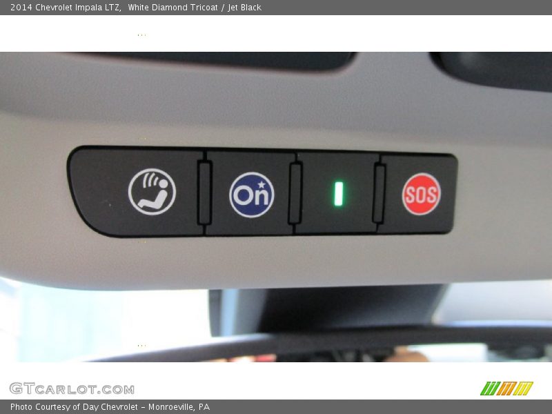 White Diamond Tricoat / Jet Black 2014 Chevrolet Impala LTZ