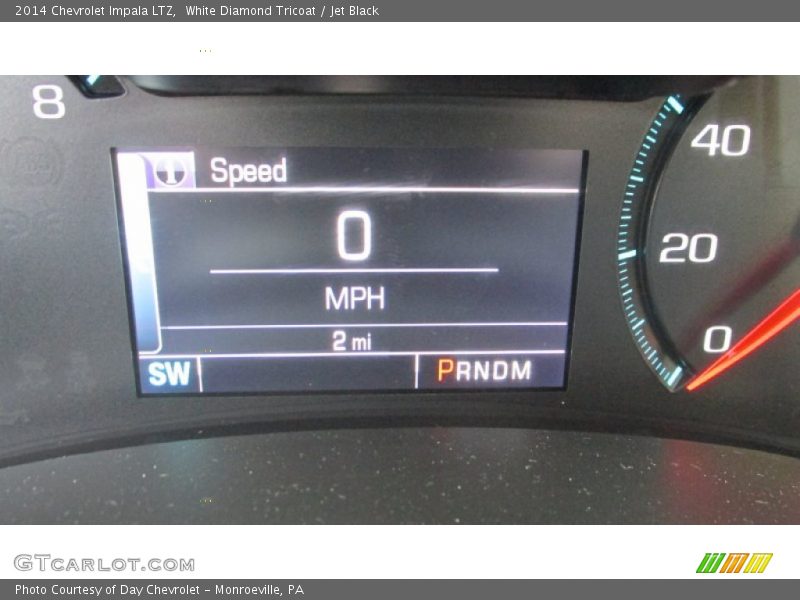 White Diamond Tricoat / Jet Black 2014 Chevrolet Impala LTZ