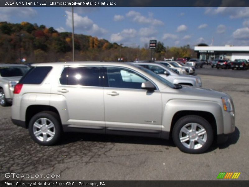 Champagne Silver Metallic / Jet Black 2014 GMC Terrain SLE