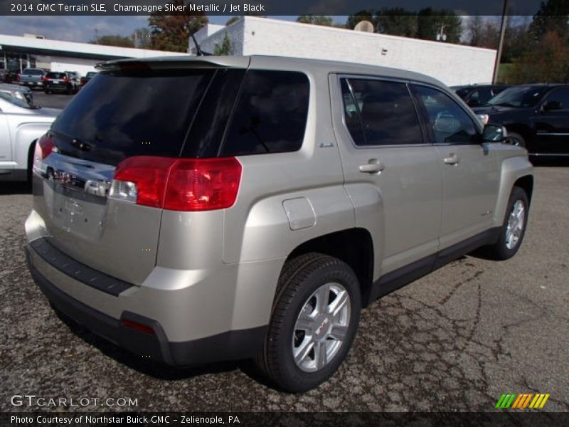 Champagne Silver Metallic / Jet Black 2014 GMC Terrain SLE