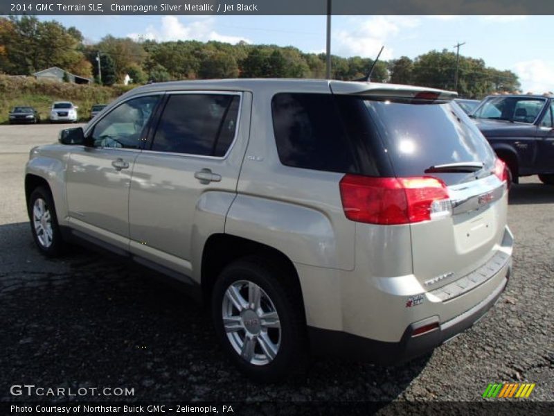 Champagne Silver Metallic / Jet Black 2014 GMC Terrain SLE