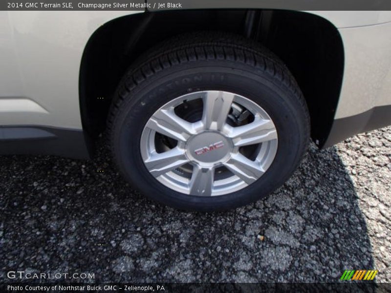 Champagne Silver Metallic / Jet Black 2014 GMC Terrain SLE