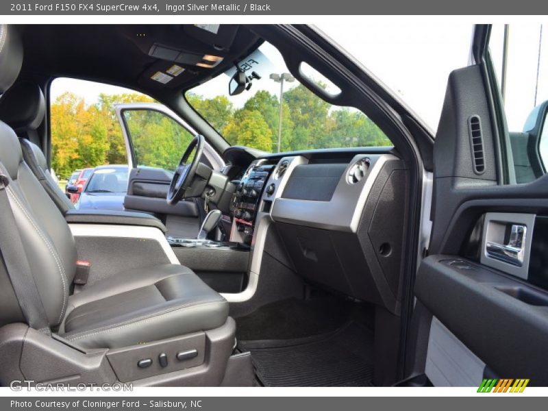 Ingot Silver Metallic / Black 2011 Ford F150 FX4 SuperCrew 4x4