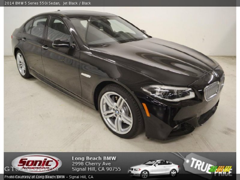 Jet Black / Black 2014 BMW 5 Series 550i Sedan