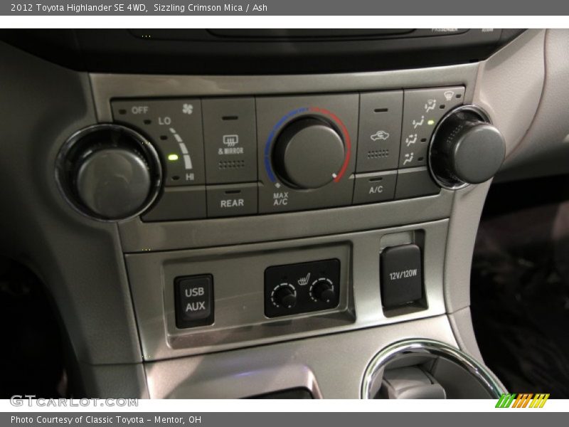 Sizzling Crimson Mica / Ash 2012 Toyota Highlander SE 4WD