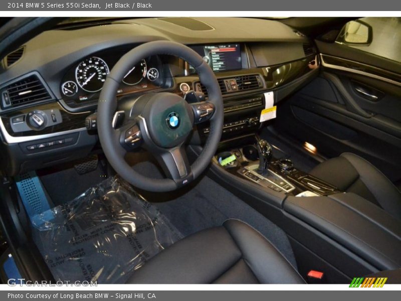 Jet Black / Black 2014 BMW 5 Series 550i Sedan
