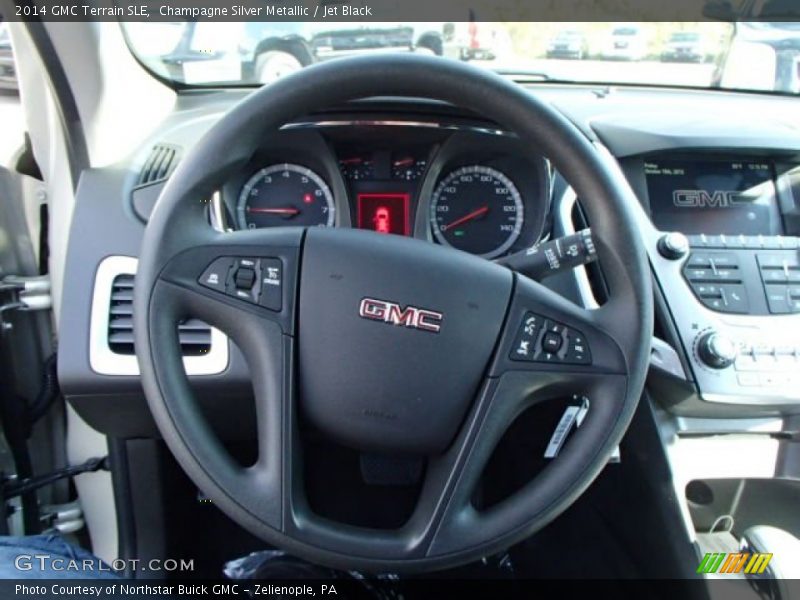 Champagne Silver Metallic / Jet Black 2014 GMC Terrain SLE