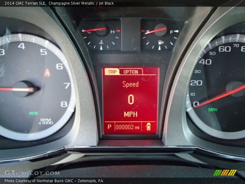 Champagne Silver Metallic / Jet Black 2014 GMC Terrain SLE