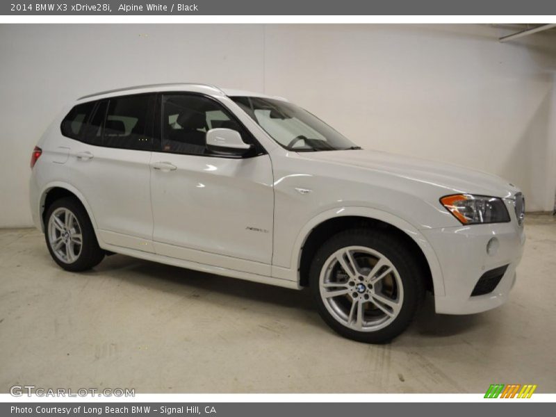 Alpine White / Black 2014 BMW X3 xDrive28i