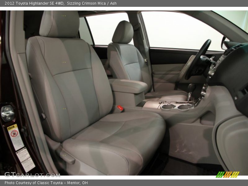 Sizzling Crimson Mica / Ash 2012 Toyota Highlander SE 4WD