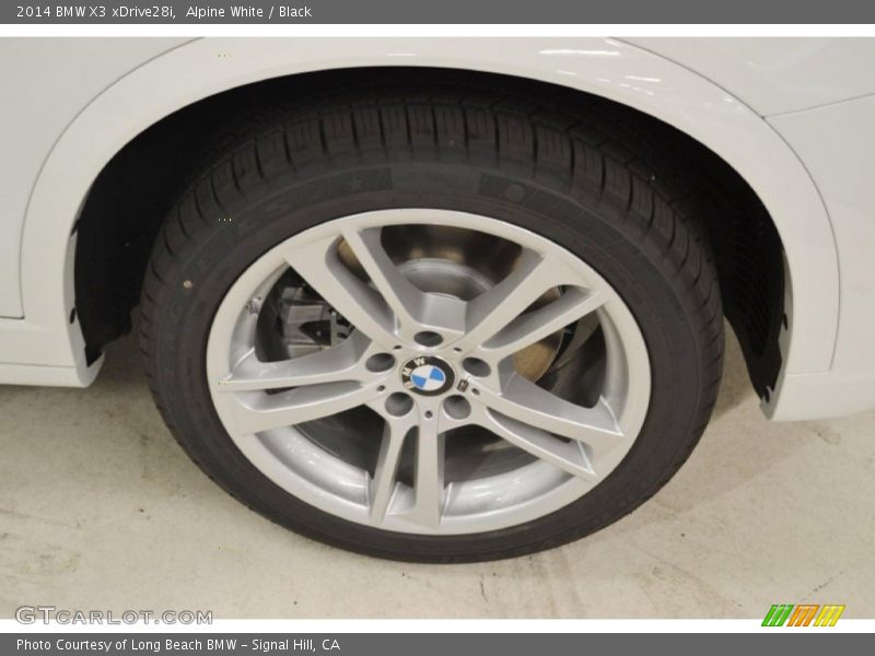 Alpine White / Black 2014 BMW X3 xDrive28i