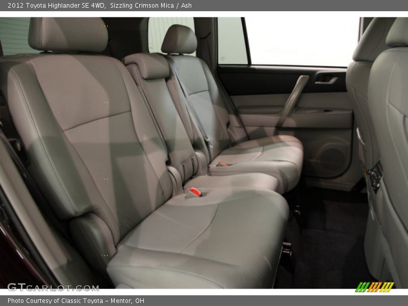 Sizzling Crimson Mica / Ash 2012 Toyota Highlander SE 4WD