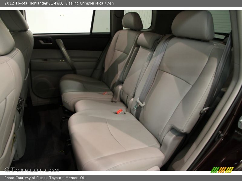 Sizzling Crimson Mica / Ash 2012 Toyota Highlander SE 4WD