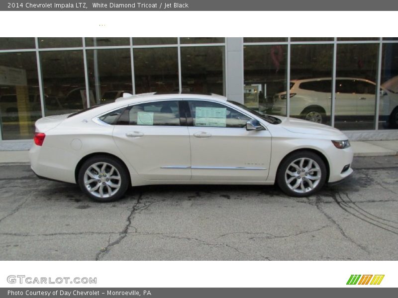 White Diamond Tricoat / Jet Black 2014 Chevrolet Impala LTZ