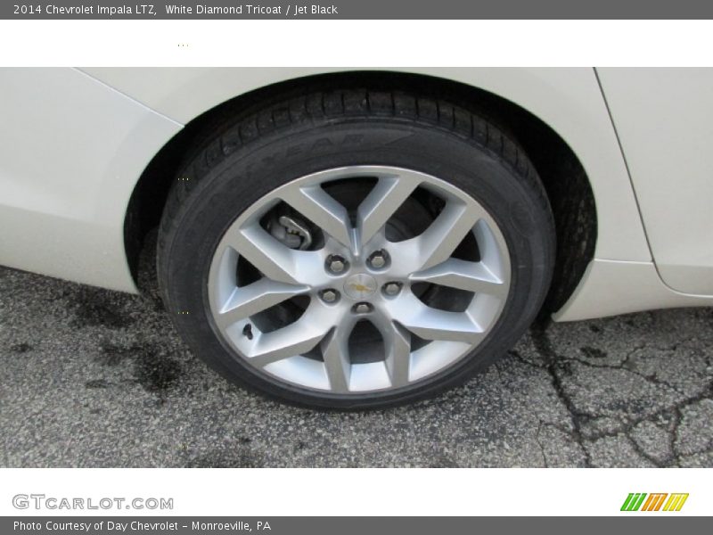 White Diamond Tricoat / Jet Black 2014 Chevrolet Impala LTZ