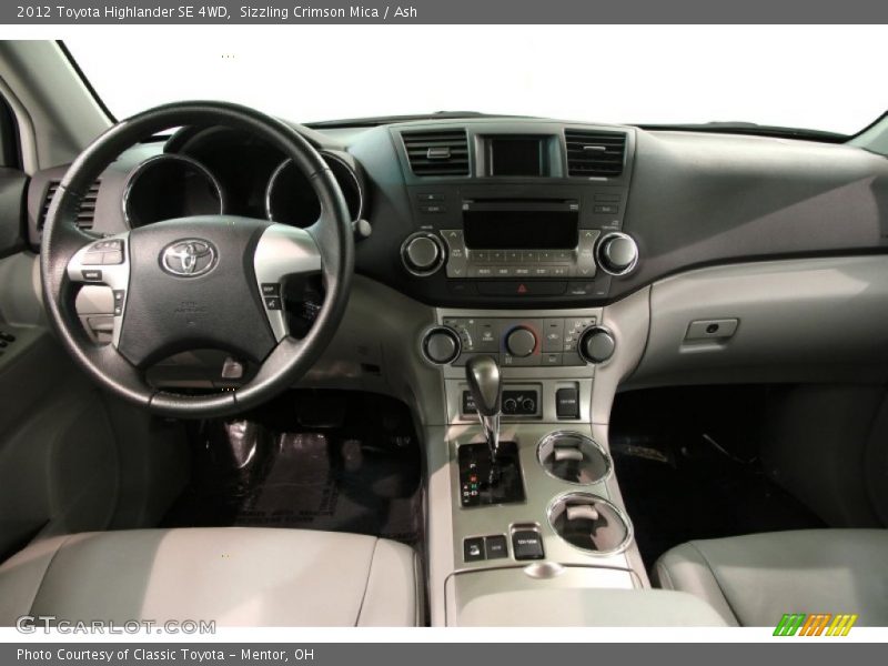 Sizzling Crimson Mica / Ash 2012 Toyota Highlander SE 4WD