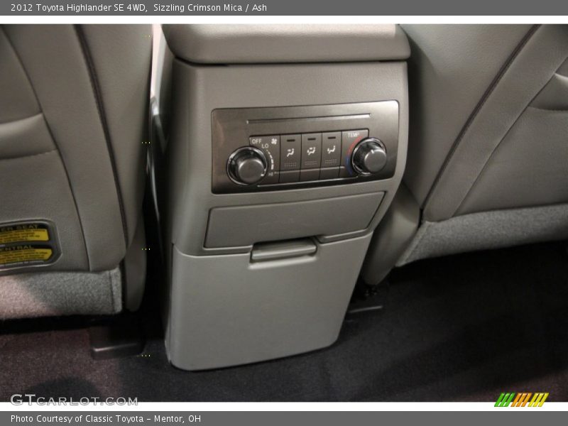 Sizzling Crimson Mica / Ash 2012 Toyota Highlander SE 4WD