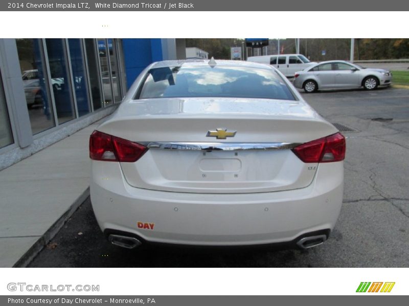 White Diamond Tricoat / Jet Black 2014 Chevrolet Impala LTZ