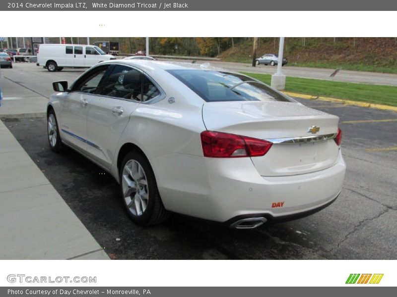 White Diamond Tricoat / Jet Black 2014 Chevrolet Impala LTZ