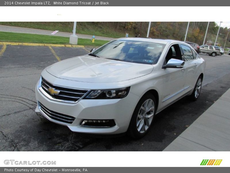 White Diamond Tricoat / Jet Black 2014 Chevrolet Impala LTZ