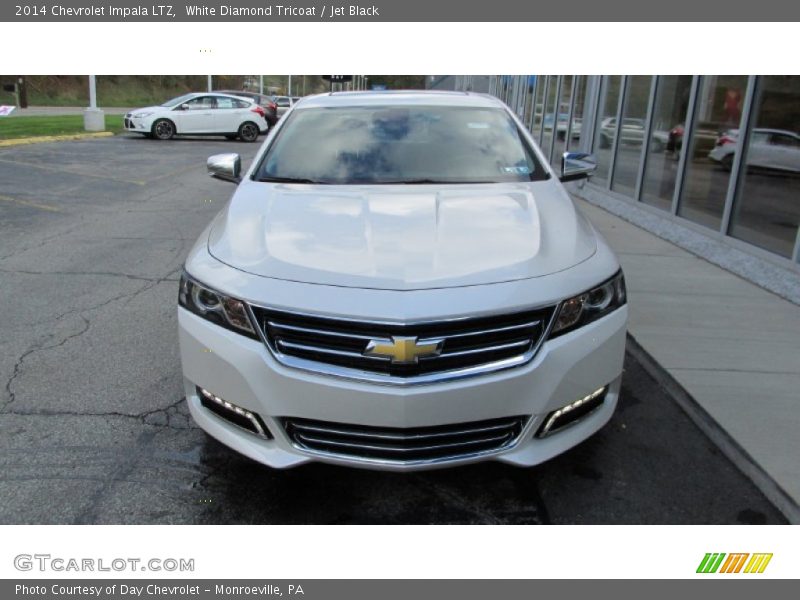 White Diamond Tricoat / Jet Black 2014 Chevrolet Impala LTZ