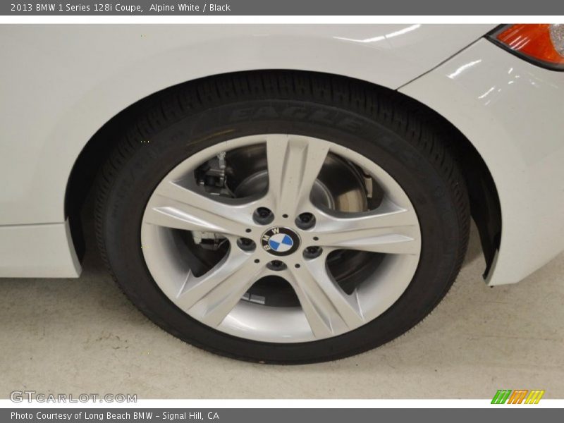 Alpine White / Black 2013 BMW 1 Series 128i Coupe