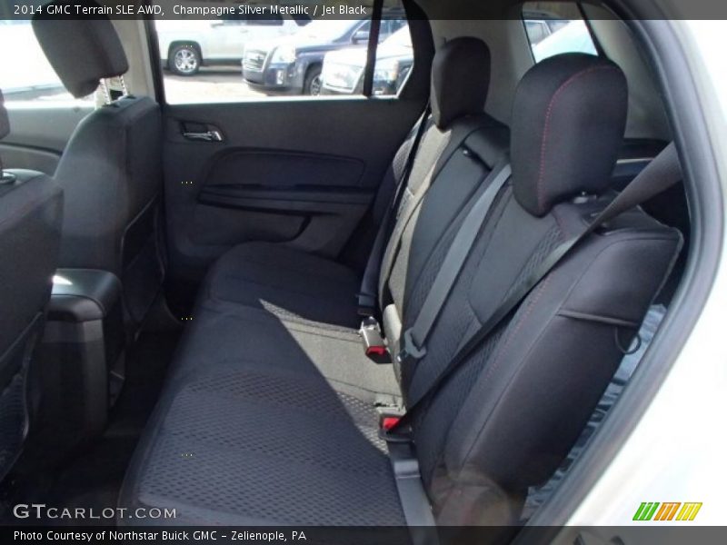 Champagne Silver Metallic / Jet Black 2014 GMC Terrain SLE AWD