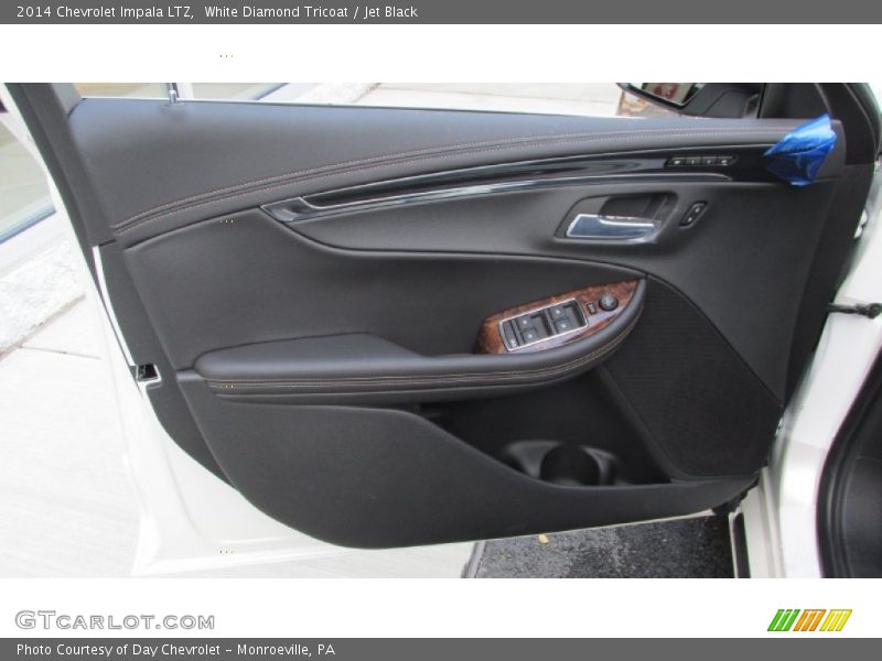 White Diamond Tricoat / Jet Black 2014 Chevrolet Impala LTZ