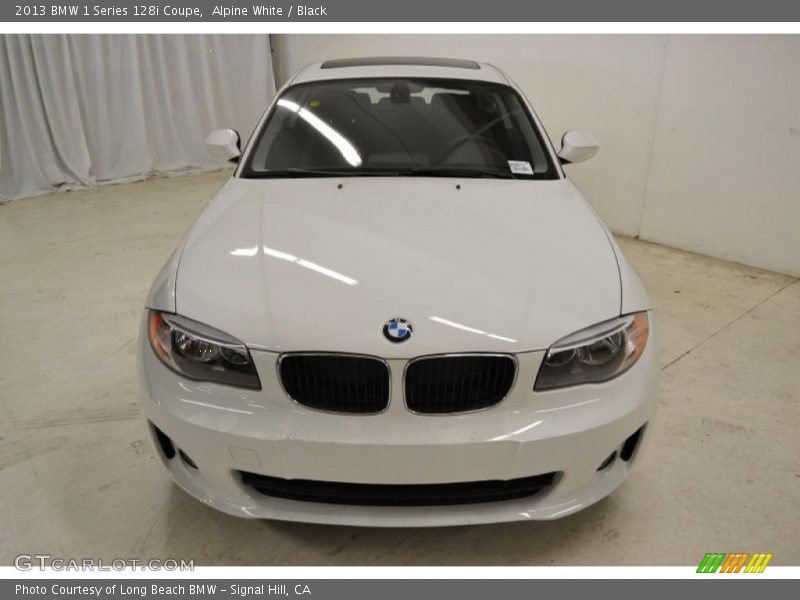 Alpine White / Black 2013 BMW 1 Series 128i Coupe