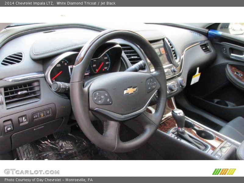 White Diamond Tricoat / Jet Black 2014 Chevrolet Impala LTZ