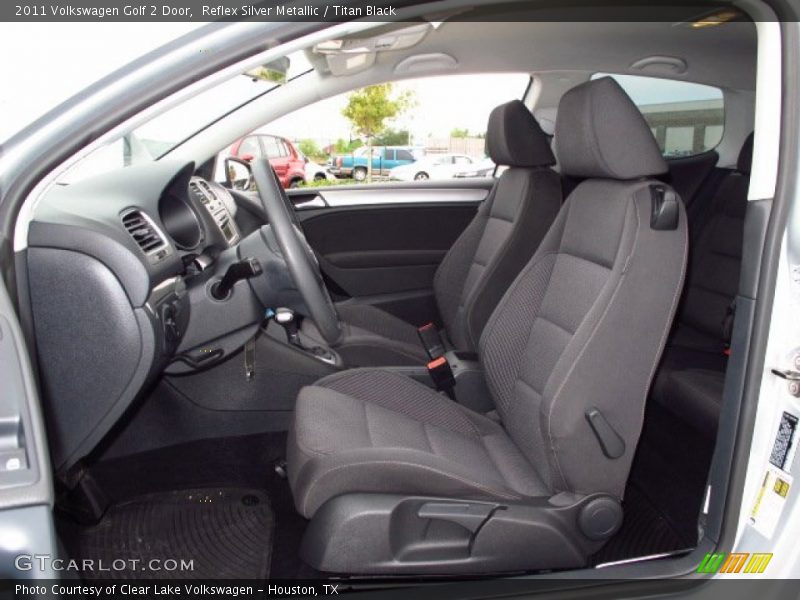 Reflex Silver Metallic / Titan Black 2011 Volkswagen Golf 2 Door
