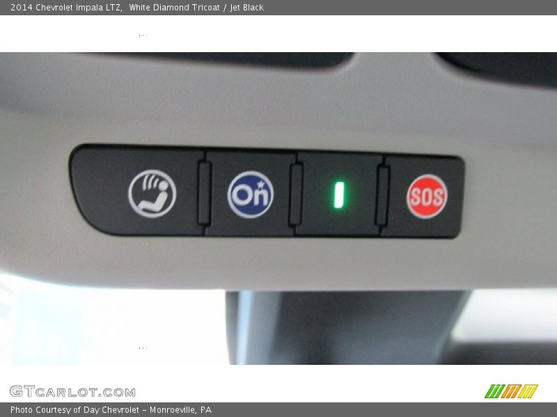 White Diamond Tricoat / Jet Black 2014 Chevrolet Impala LTZ