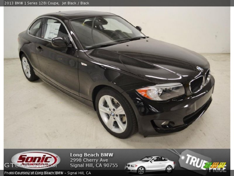 Jet Black / Black 2013 BMW 1 Series 128i Coupe