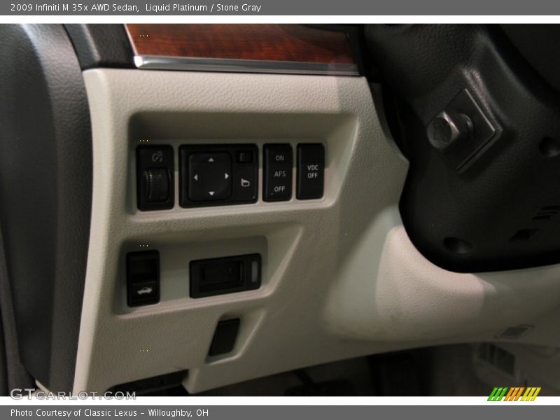 Liquid Platinum / Stone Gray 2009 Infiniti M 35x AWD Sedan