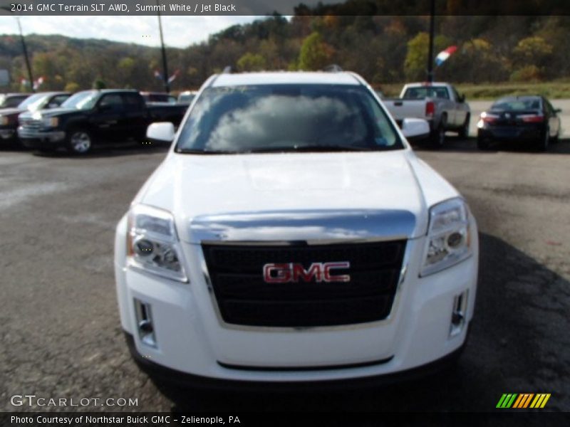 Summit White / Jet Black 2014 GMC Terrain SLT AWD