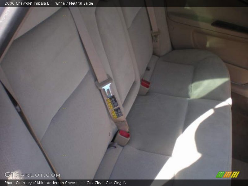 White / Neutral Beige 2006 Chevrolet Impala LT