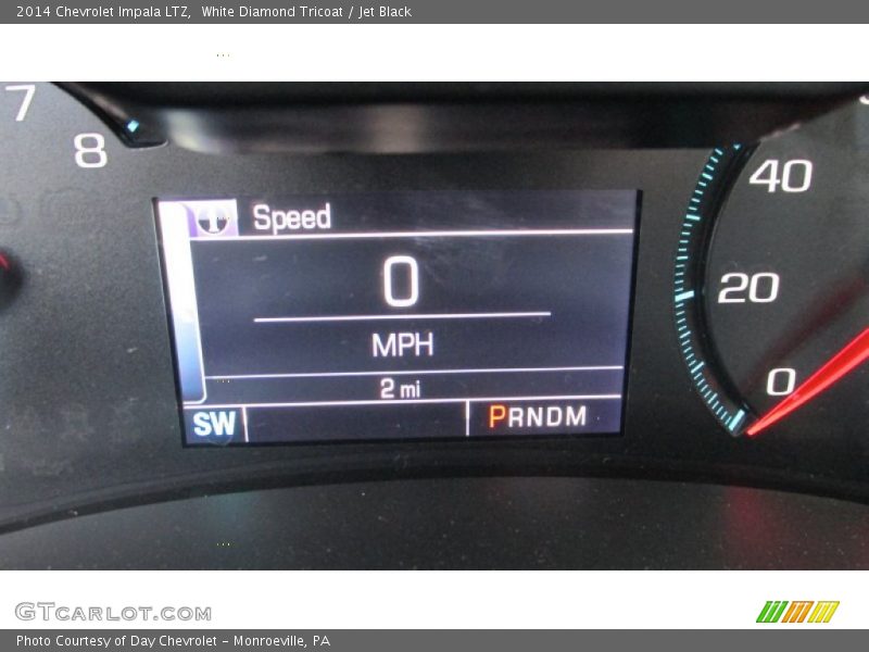 White Diamond Tricoat / Jet Black 2014 Chevrolet Impala LTZ