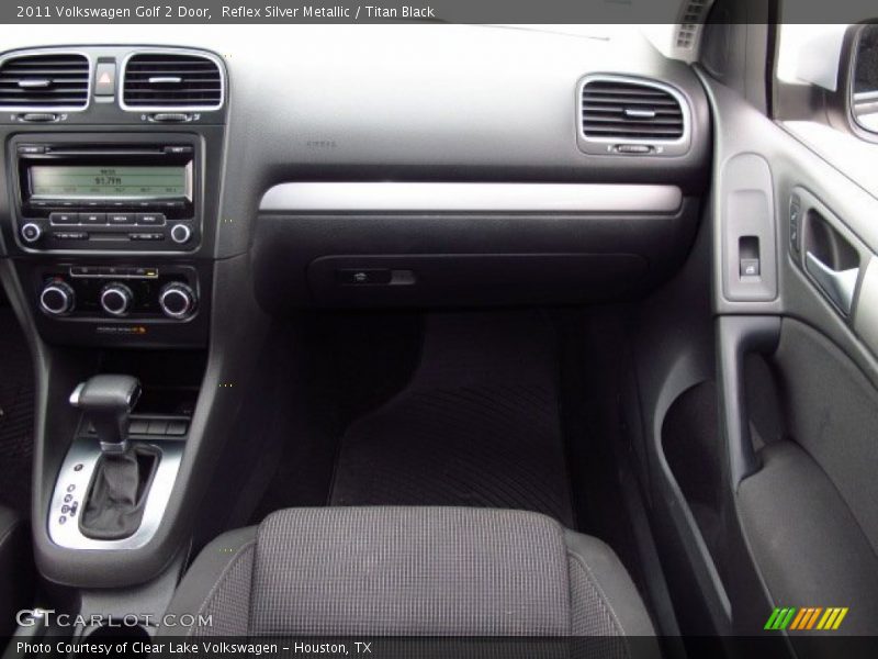 Reflex Silver Metallic / Titan Black 2011 Volkswagen Golf 2 Door